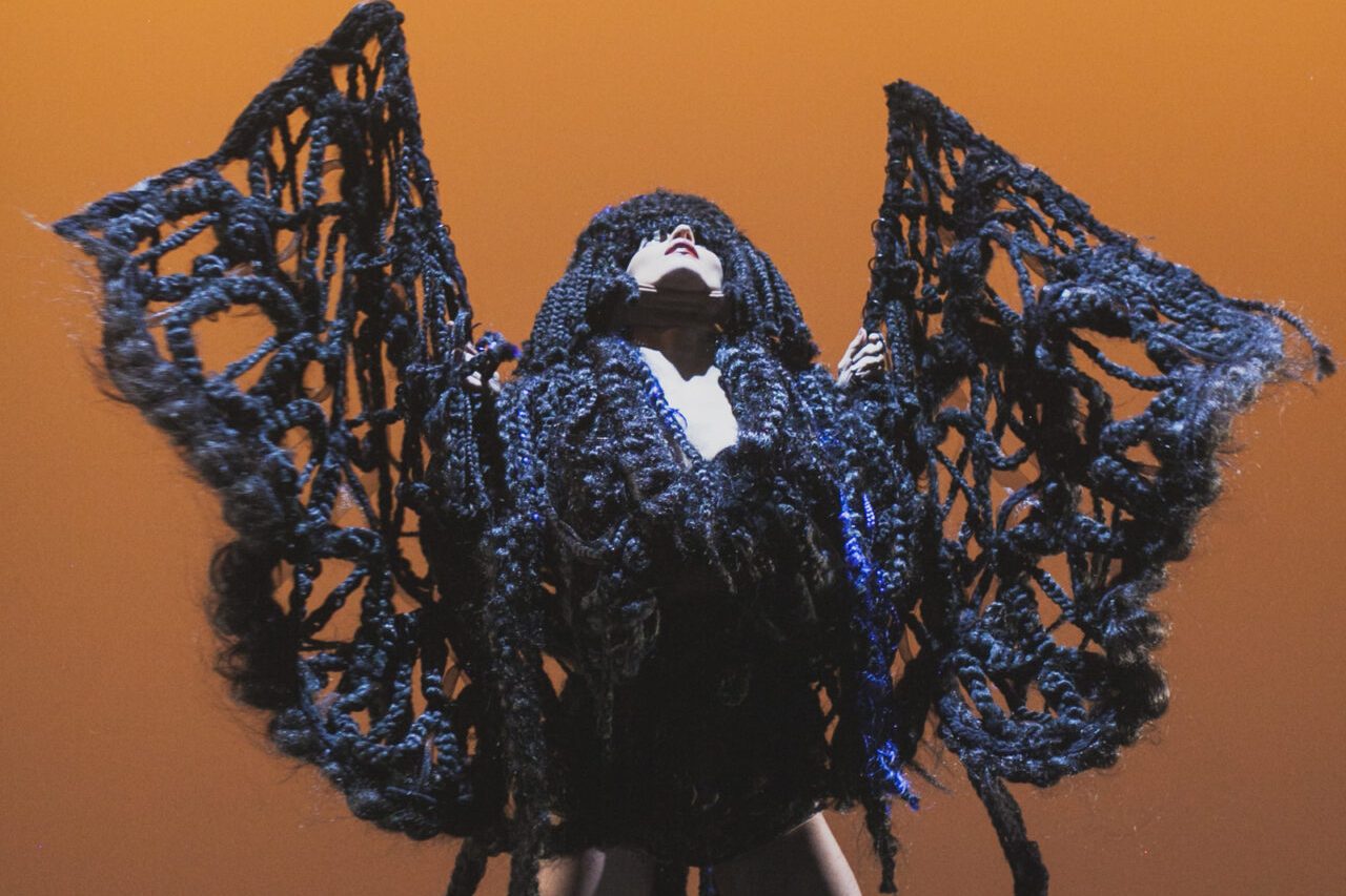 A dramatic costume piece by Lina Khalil